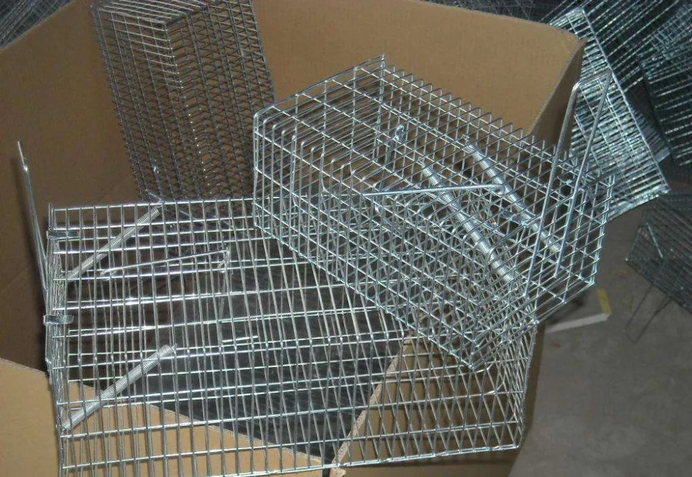 
Gavanised wire Humane Animal Cage Trap 