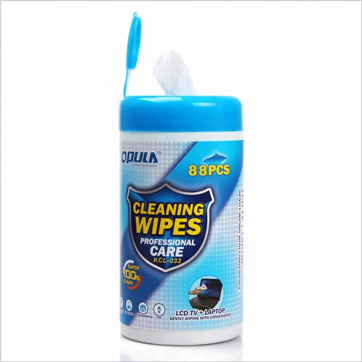 computer cleaning wet wipes barrel 88 pcs wet towel