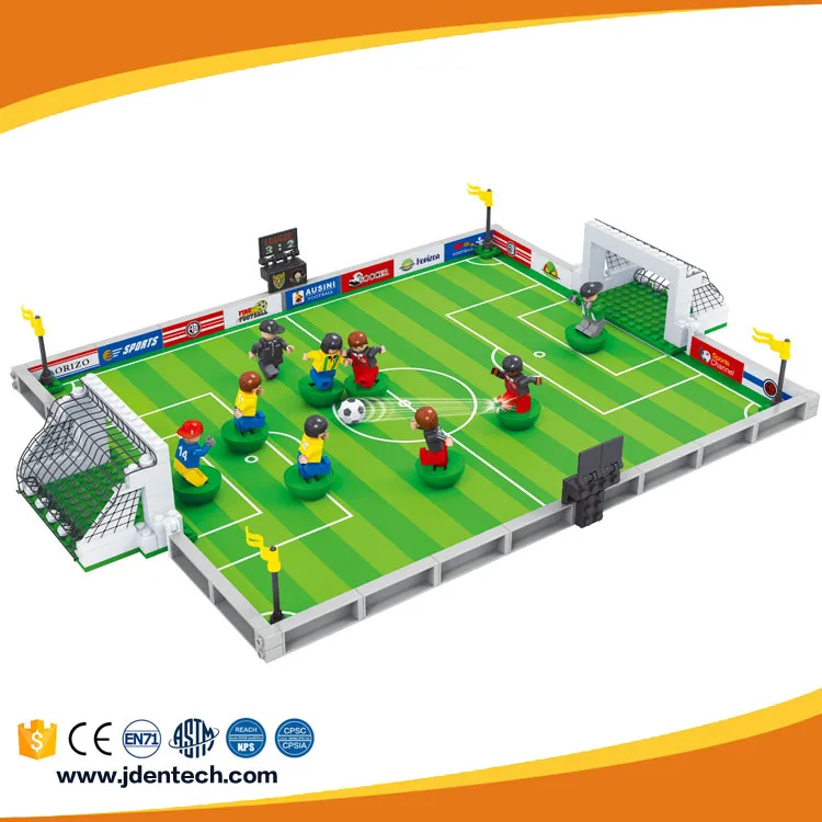 AUSINI new kids toy football field electronic toy bricks for birthday gift