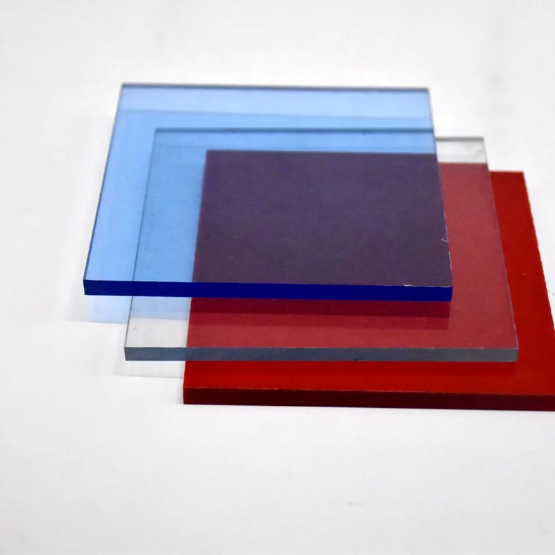 UV protection clear compact solid polycarbonate transparent sheets 4 mm 6mm 8mm plates