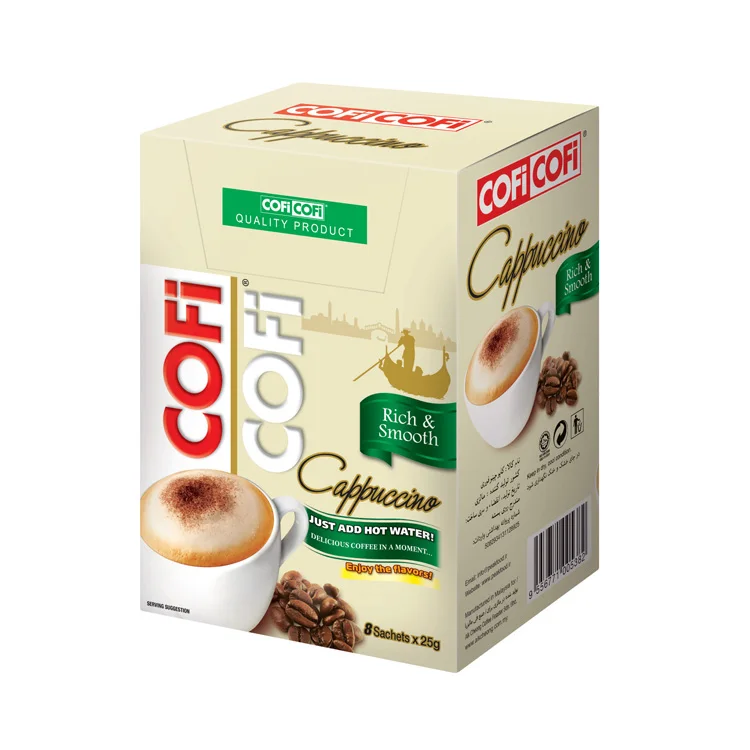 Made In Malaysia COFI COFI Brand Rich & Smooth 8 Sachets x 25g Instant Cappuccino