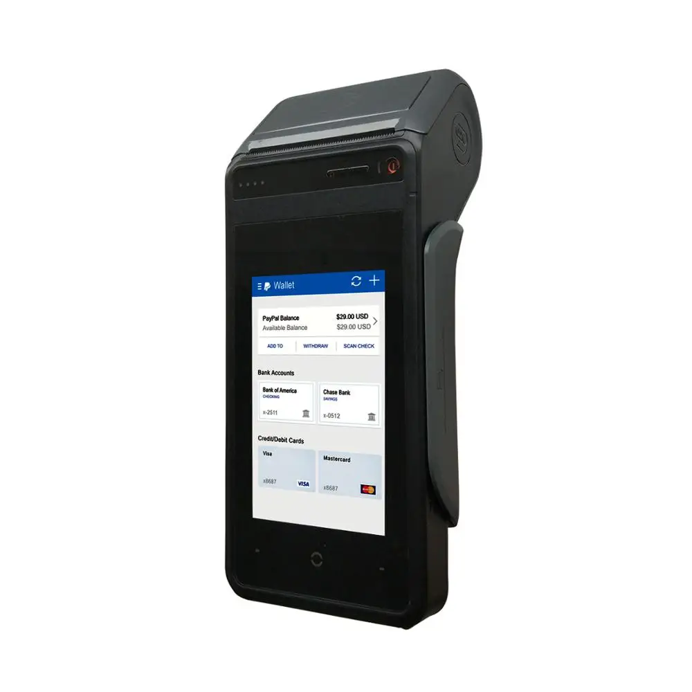 
Waypotat Cheapest 4G 4inch pos terminal Android8.1pos terminal latest i9100 29Cpos terminal 