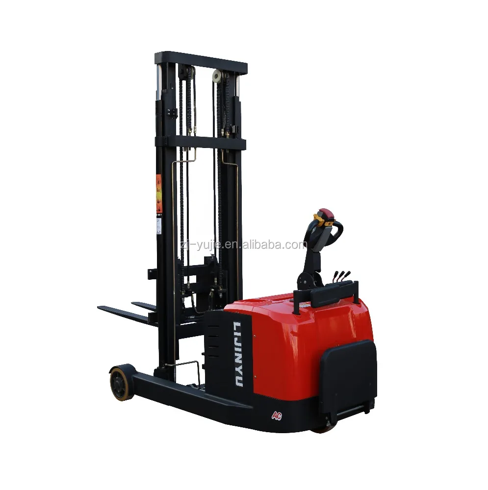 mast extendable electric forklift price with excellent performance electric pallet stacker hydraulic stacker reach stacker price