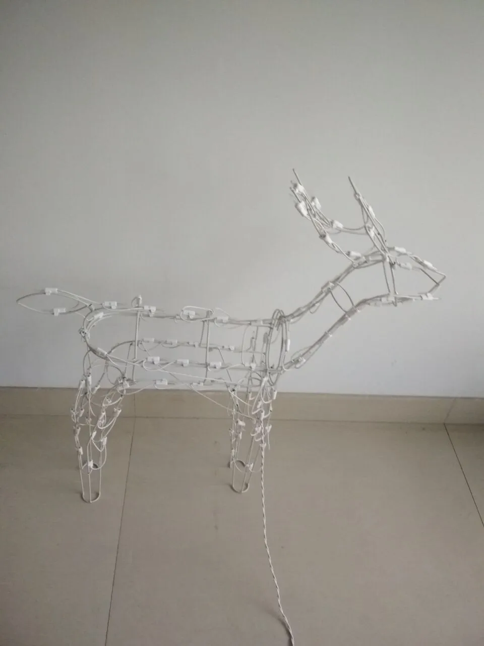 Motif Lighting Outdoor Unique LED Christmas Reindeer Animals Light For Street Garden Mall Park Holiday Decoration