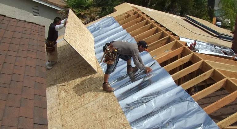 Single /Double Side Aluminum Foil Woven Cloth thermal insulation Reflective Radiant Barrier Woven Fabric