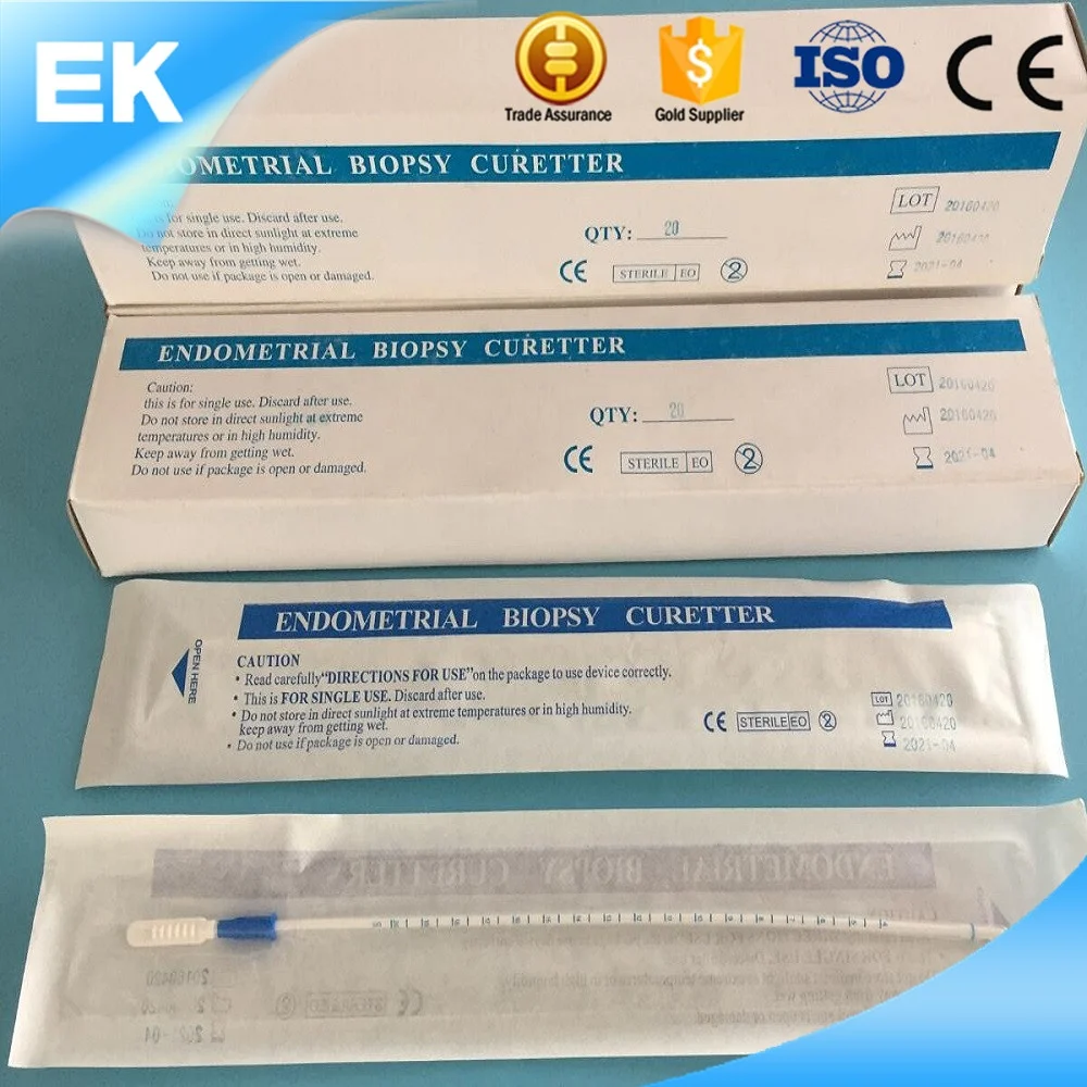 Disposable endometrial suction curette