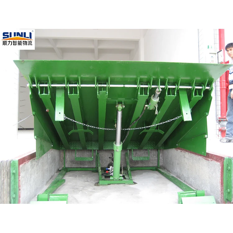 Дворовая рампа док-разровщик может поднять груз