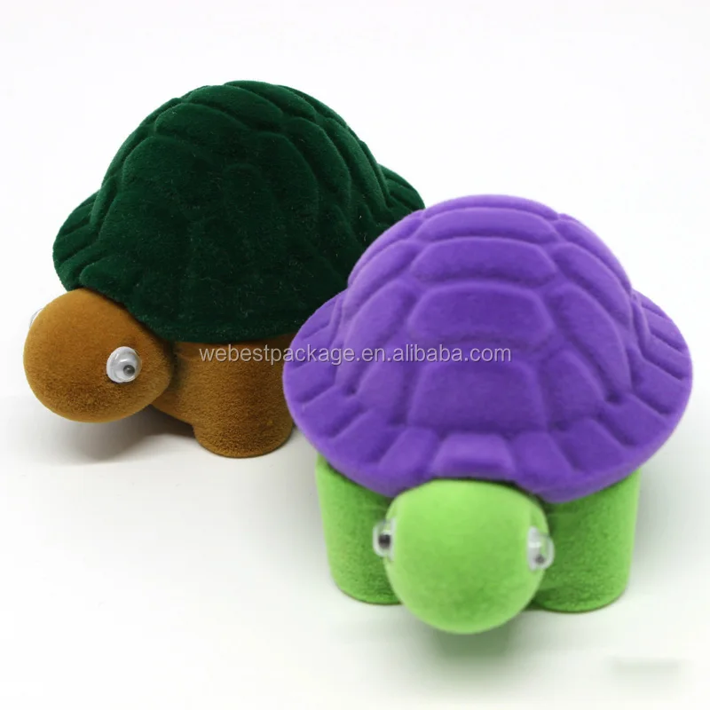 Webest high quality velvety soft interiors custom luxury packaging kids flocking jewelry box