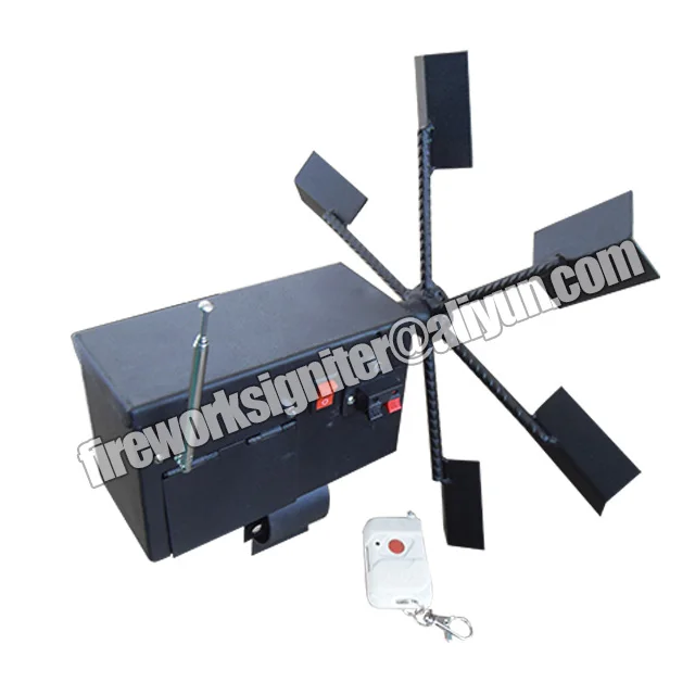 single side stage fountain indoor fireworks wedding racks wireless remote control fire wheel  electric fireworks shelf