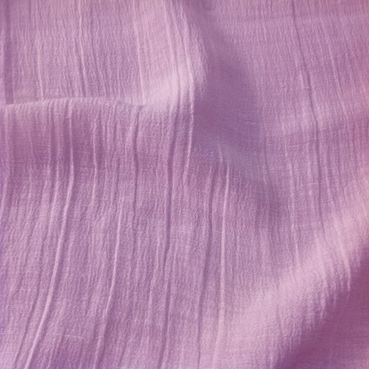 LCA18 35% шелк 65% органический пеньковый креп для платья
