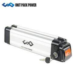 Unitpackpower 24v 36v 48v 10ah 15ah 17.5ah 20ah silver fish ebike lithium ion batteries Electric Bicycle Battery