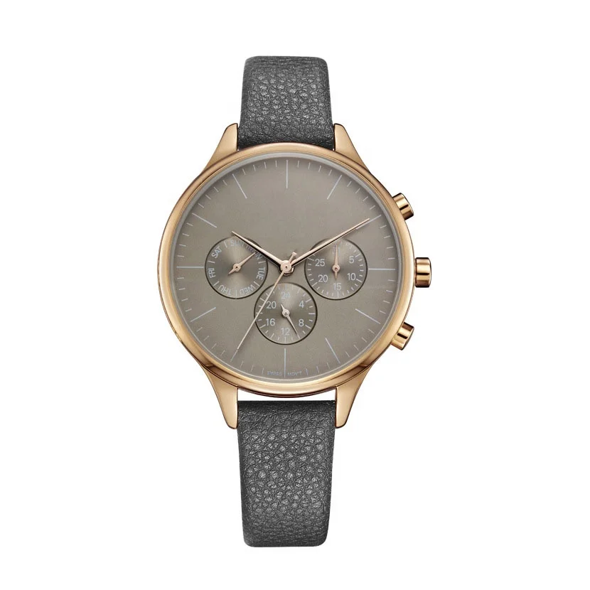 Simple Design Slim Case Japanese Movement Quartz Fancy Brands Wrist Watch Women