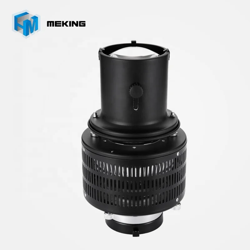 Conical Photography Studio Strobe Flash Light Snoot Reflector With Color Filters Effect Card