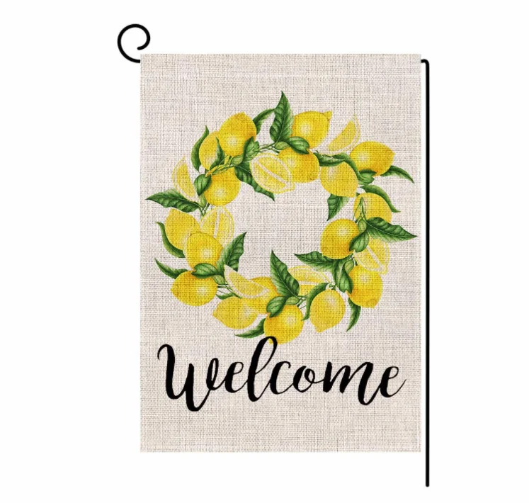 
Cheap Customized Logo Printing nfl Sublimation Burlap Outdoor Welcome Garden Pride Flag 
