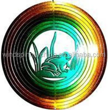 
Оптовая продажа, Спиннер из нержавеющей стали-круг и лягушка 