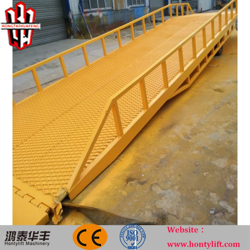 14 TON mobile container loading ramps for trailers and forklift with CE