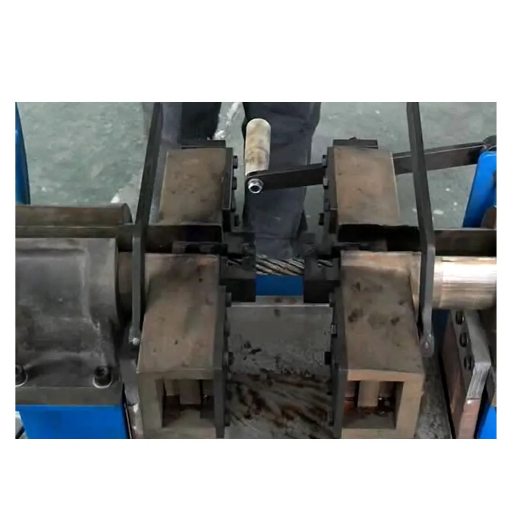 
RD-1010 3mm to 16mm Steel Wire rope cutting and annealing Machine 