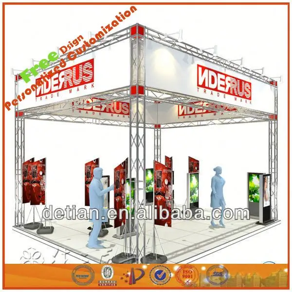 Aluminum truss exhibition booth stand exhibition stand  trade show booth trusses stand