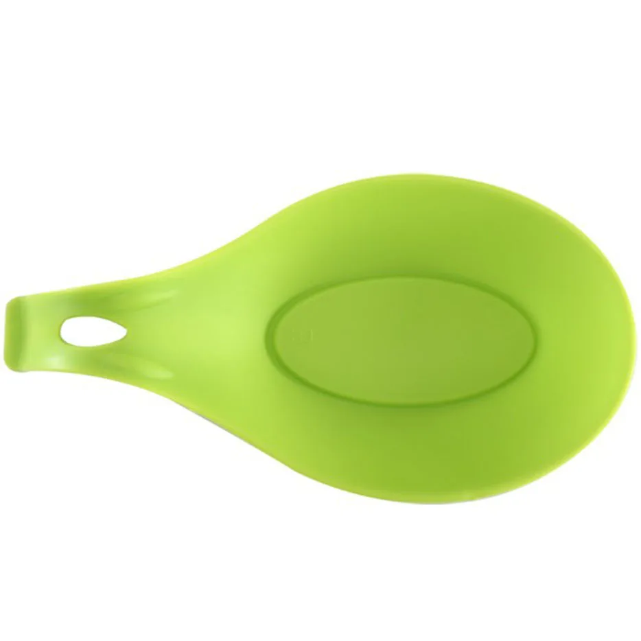 
Wholesale Flexible Silicone Kitchen Utensil Rest Ladle Spoon Holder silicone spoon rest 