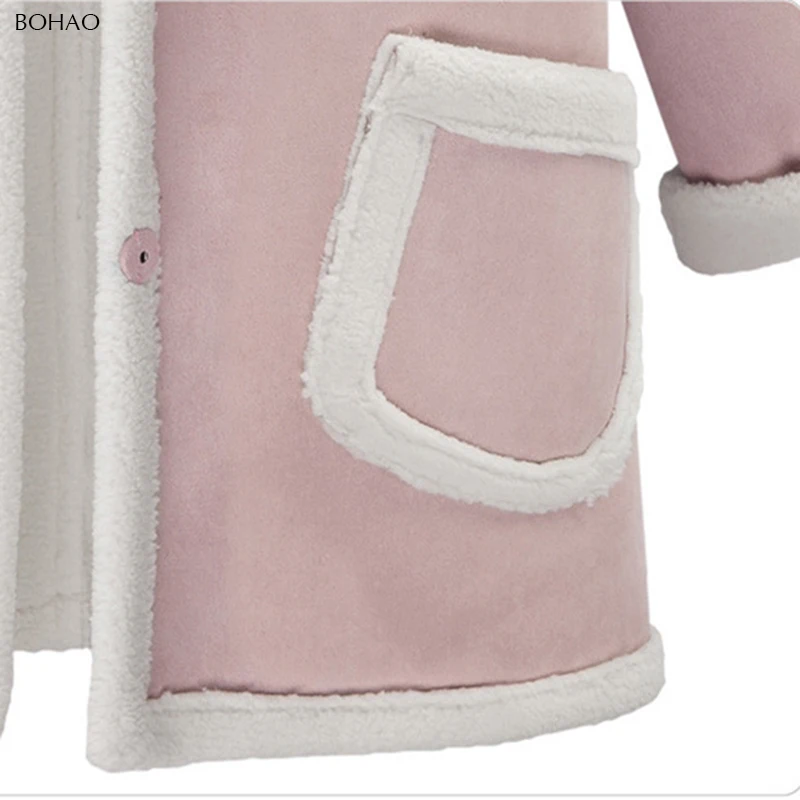 
New Arrival OEM Cheap Suede Jacket Women Faux Leather Fur 