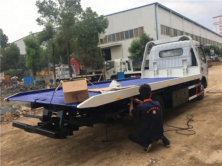 Back-loading electric tow truck wrecker for sales