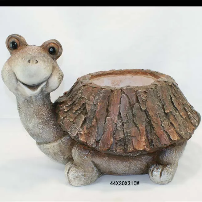 
Funny turtle flower pot for garden decoration 