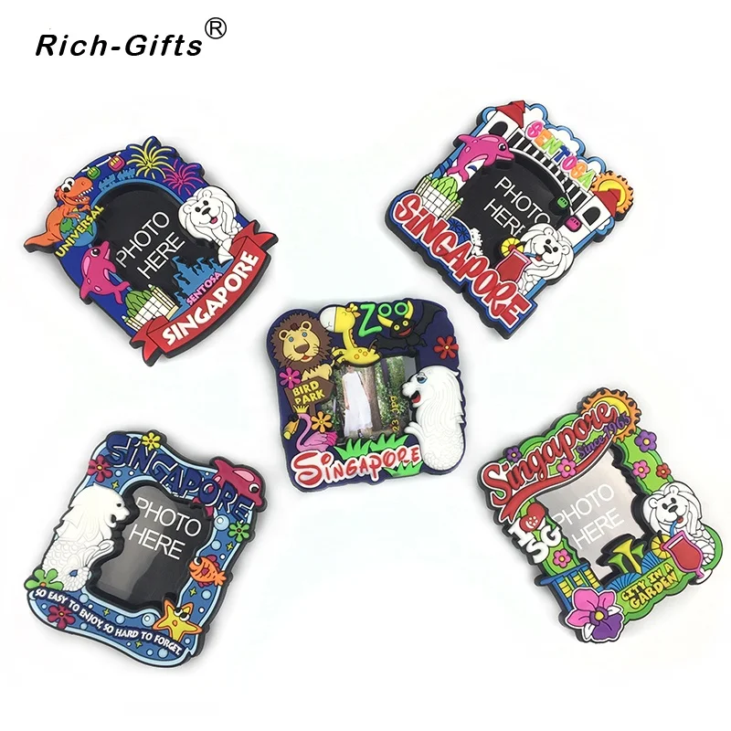 
Custom 3D Soft PVC Photo Frame Fridge Magnet 