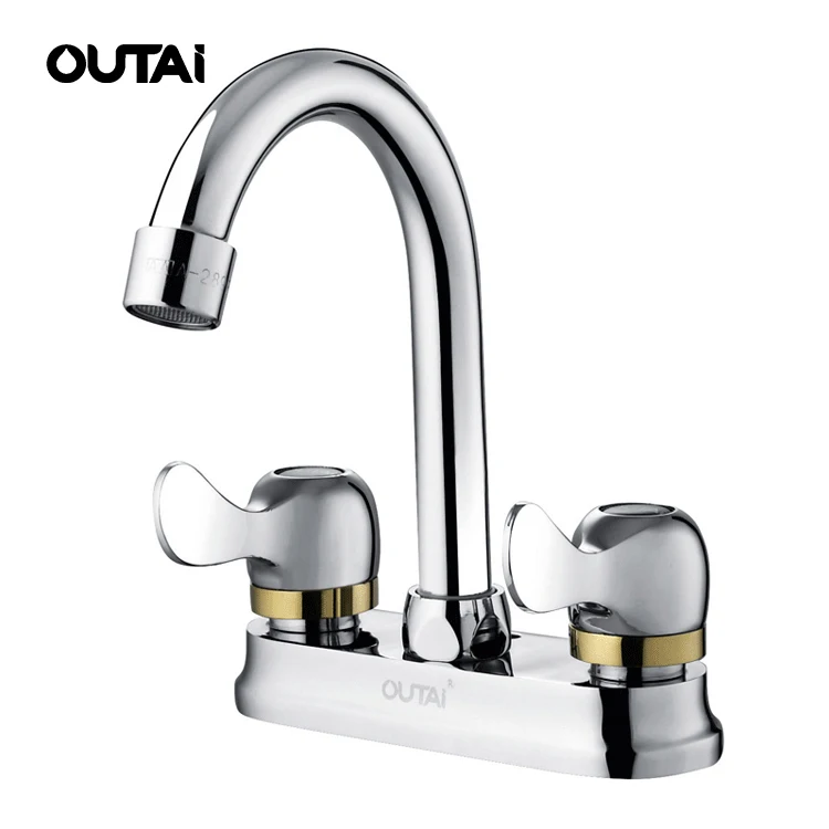 Sanitary ware bathroom wall mounted design mixer hot and cold bath fitting basin tap