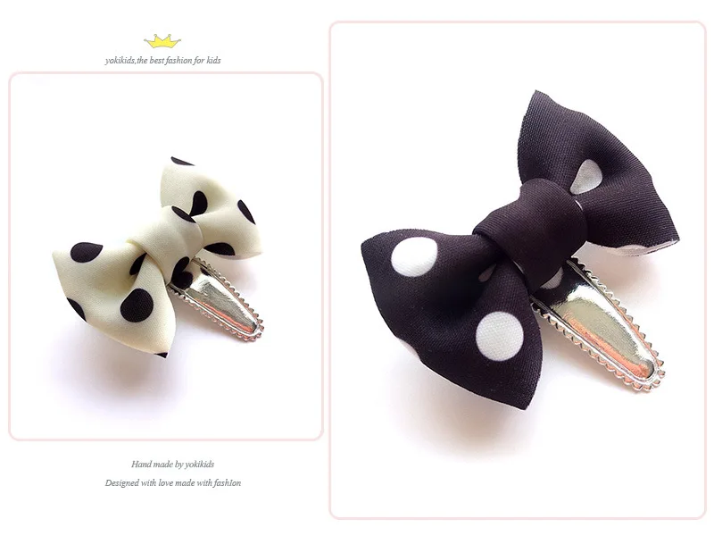 2018 New Korean Cute Baby Girl Fabric Hair Bow