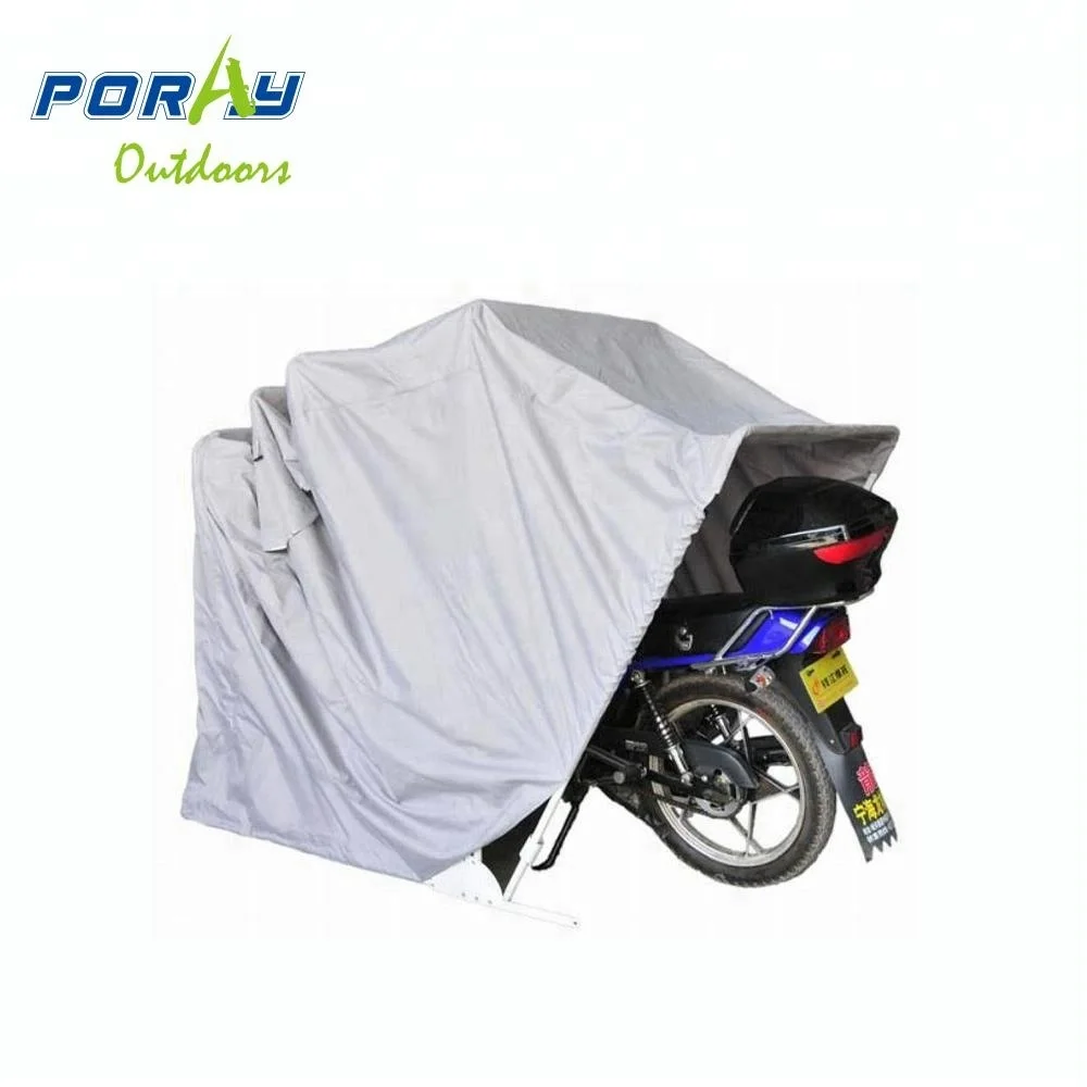 Large Size Heavy Duty Motorcycle Shelter Shed Shelter Cover Storage Garage Tent with Lock & Carry Bag