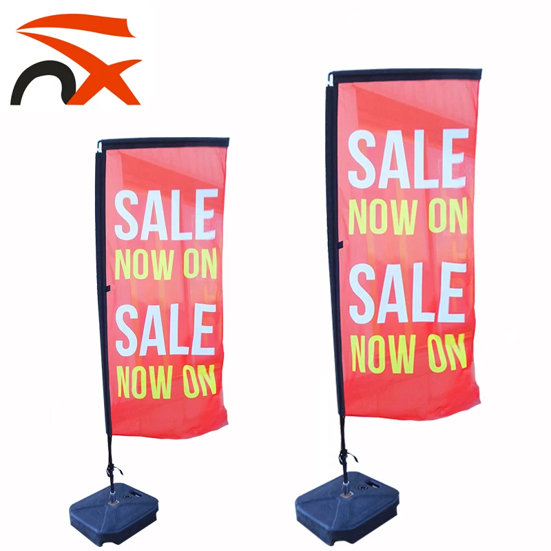 Top quality custom polyester big J banner flag for advertising