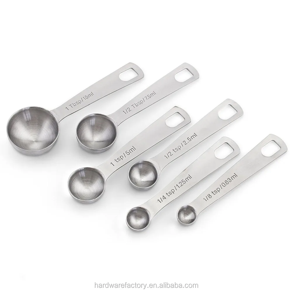18/8 Stainless Steel Measuring Spoons