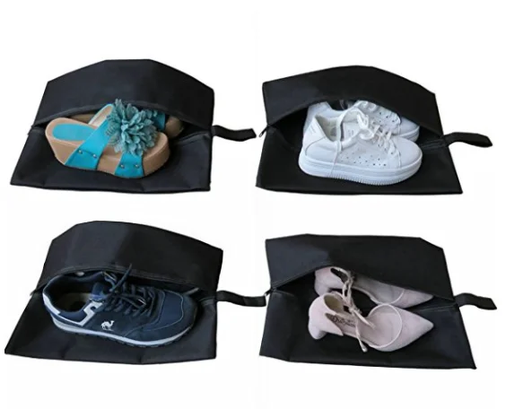 Custom Waterproof 600D Oxford Travel Shoe Storage Organizer Bag