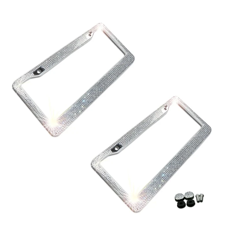 
Custom Anodized Red License Plate Frame, Exterior Auto Motorcycles License Plate Aluminum Frames 