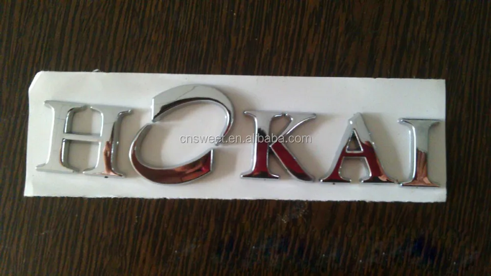 
Skull chrome ABS car badge emblem decorative chrome badge 