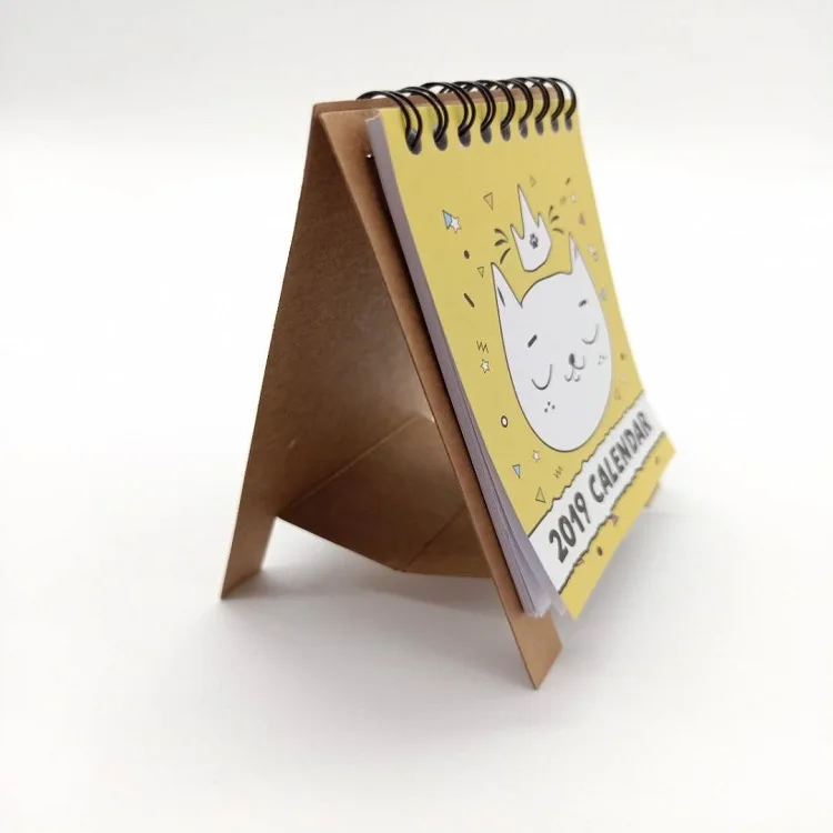 China cheap custom printing page a day desk calendar