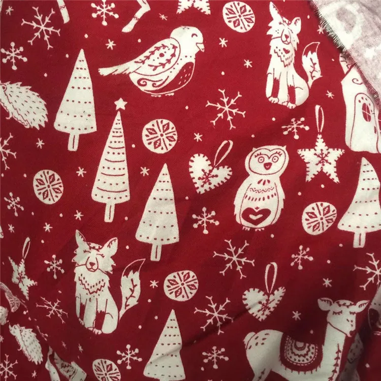 flannel fabric para navidad telas para pijamas /sabanas franela cotton flannel fabric terry fabric
