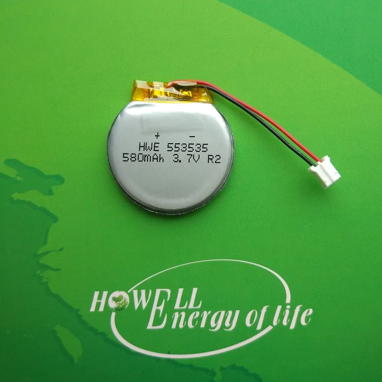 553535 3.7V 580mah