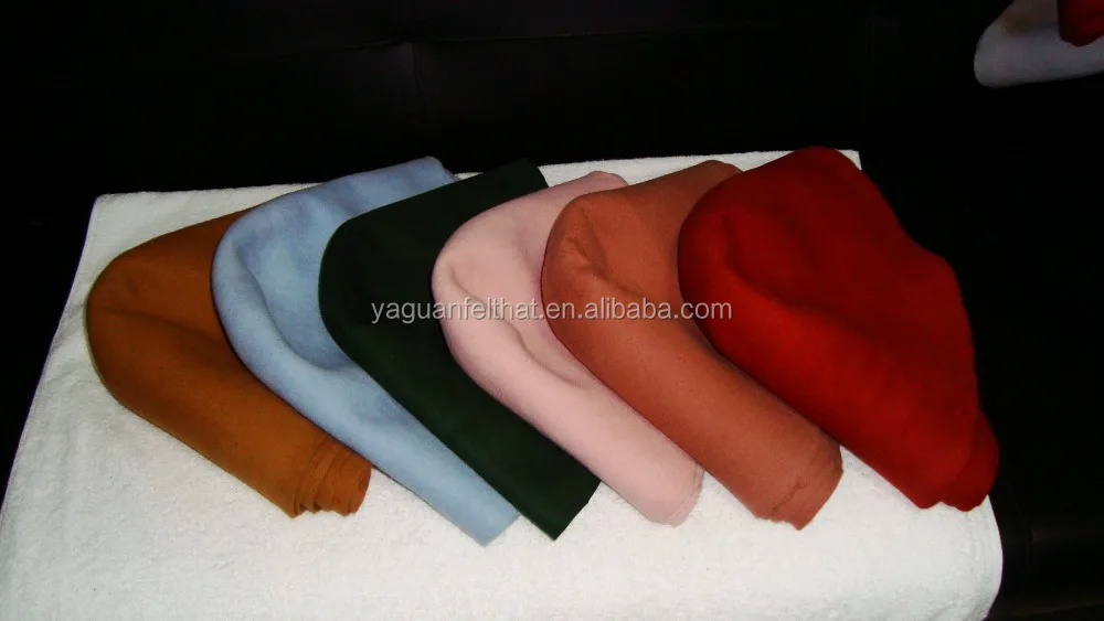
100% pure wool felt hat bodies cone hoods, flare 