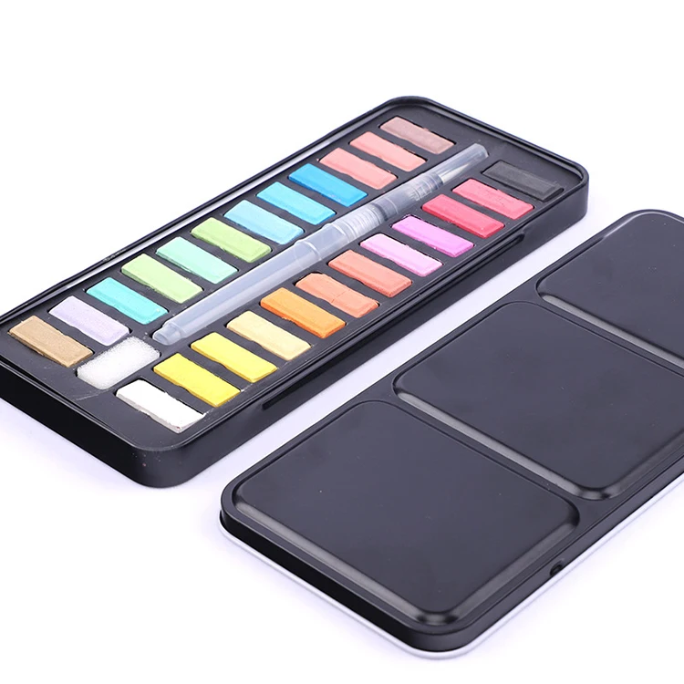 
Factory Cheap Price Multipurpose Metal Palette Solid Watercolor Paint for Art 