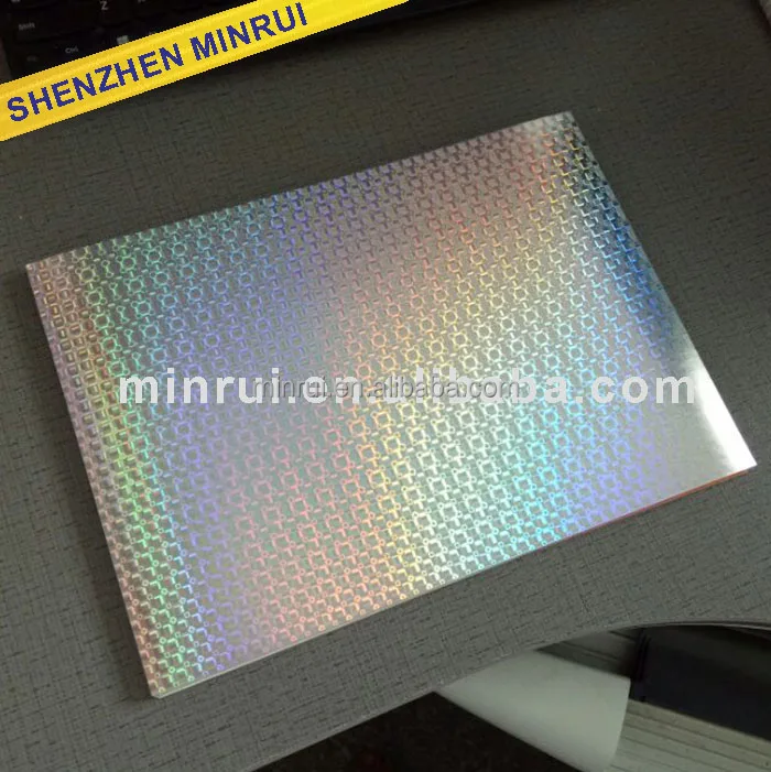 offer release liner 170g coated A4 paper laser holographic anti-counterfeit hologram sticker paper