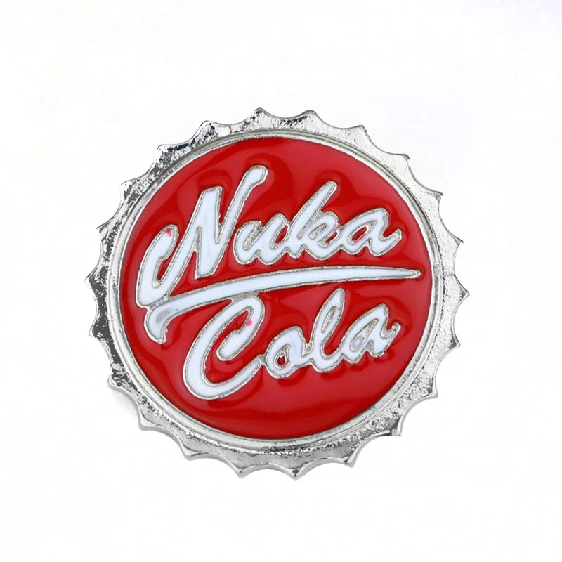 Game Fallout 4 Nuka Cola Enamel Brooches  Pin