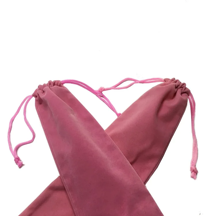 8x28 см индивидуальный мягкий длинный бархатный пакет с Кулиской