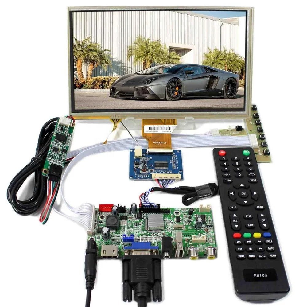 Плата контроллера HDMI + VGA AV USB VS-V59AV-V1 с 9-дюймовым ЖК-дисплеем 800X480 сенсорной панелью плата Tcon пульт ди