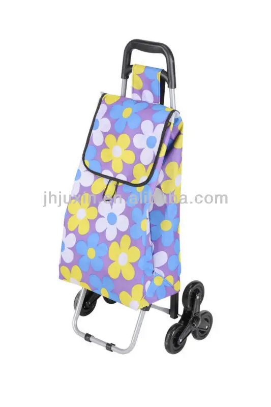 трехколесный корзину, складная тележка покупки, подниматься по лестнице хозяйственная сумка