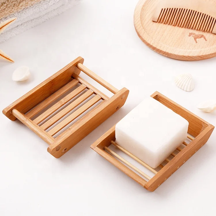 Classical  Handmade Eco-Friendly  Ship Shape Bamboo Soap Dish Tray