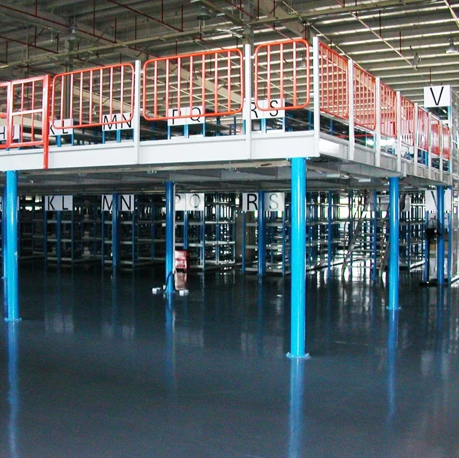 
Customized Industrial Heavy Duty Warehouse Mezzanine Storage Floor Racks Steel Platform 