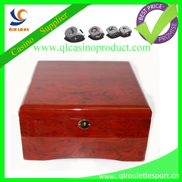 Luxury 750pc poker chips box Wood  tray  set with Casino Baccarat Texas Gambling products Customize Clay Iron ABS roulette wheel