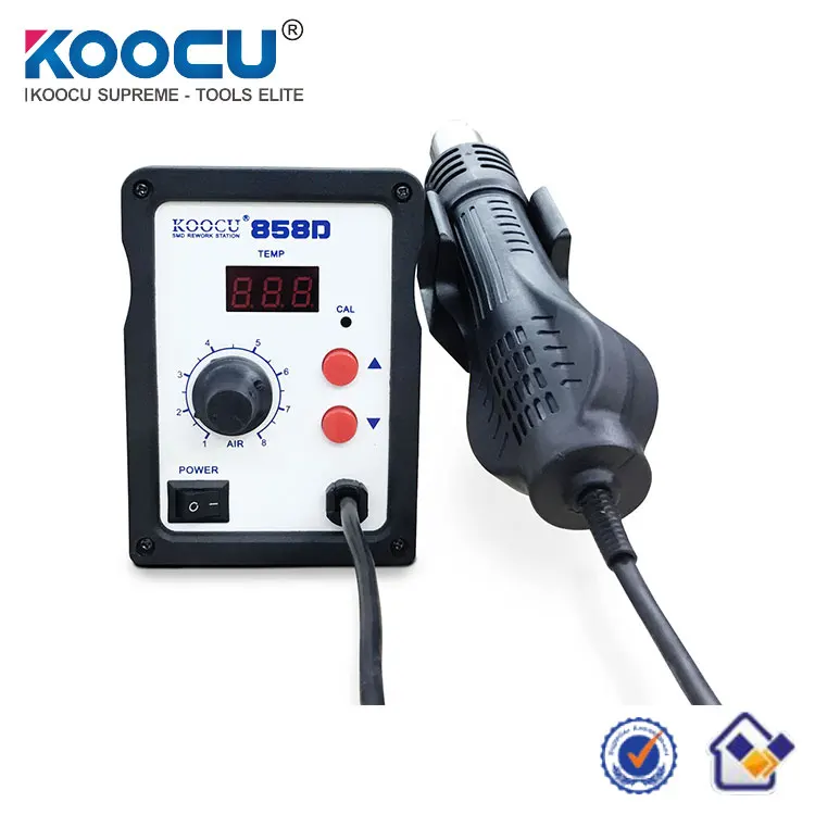 [KOOCU] portable SMD 2 in 1 Hot Air Gun Soldering Iron Mobile Phone BGA Rework Station