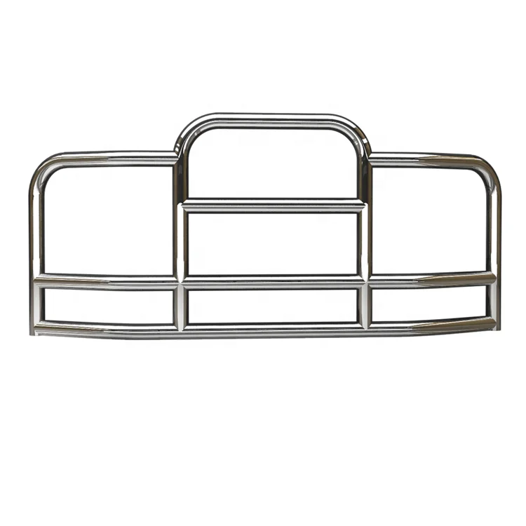 
Affordable Big Truck Bumper Grill Guard Bull Bar Front Bumper Deer Guard for Peterbilt 386 American Truck Aftermarket Parts 